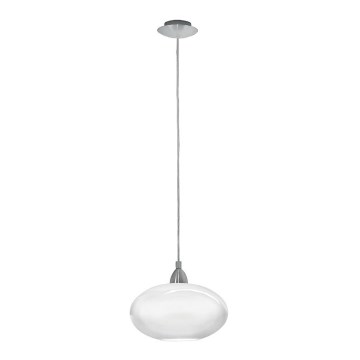 EGLO 87059 - Lampa wisząca BRENDA 1xE27/60W biały