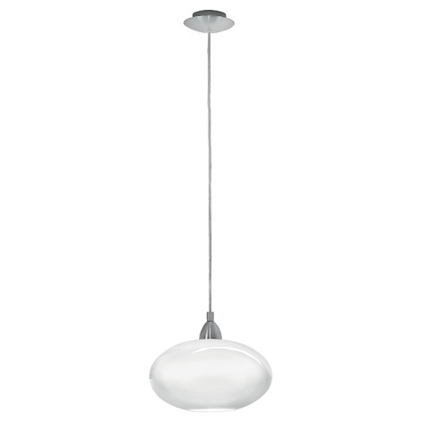 EGLO 87059 - Lampa wisząca BRENDA 1xE27/60W biały