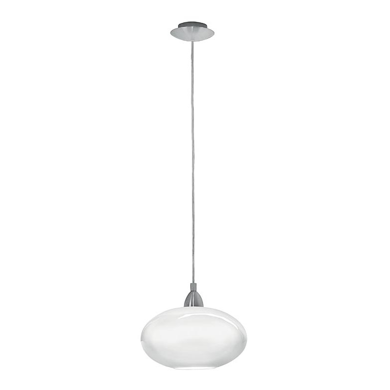 EGLO 87059 - Lampa wisząca BRENDA 1xE27/60W biały