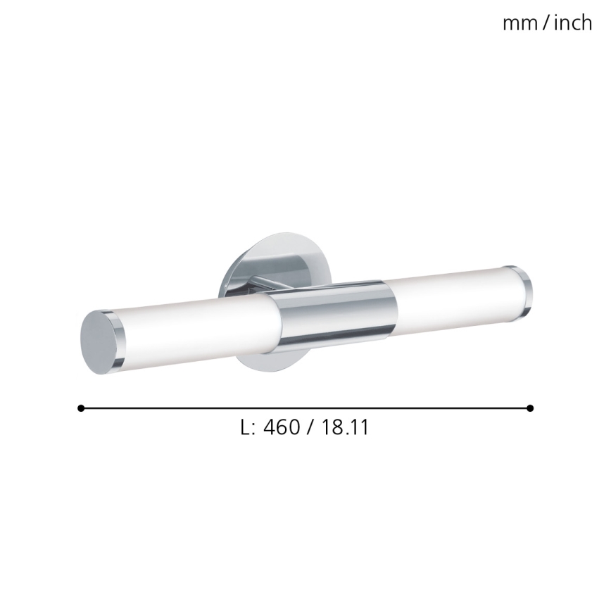 Eglo - Kinkiet łazienkowy 2xE14/40W/230V IP44
