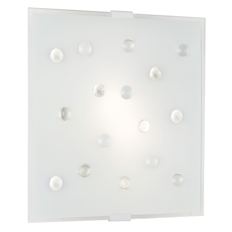 Eglo 87312 - Lampa Plafon Kinkiet SANTIAGO 1 2xE14/40W/230V biały