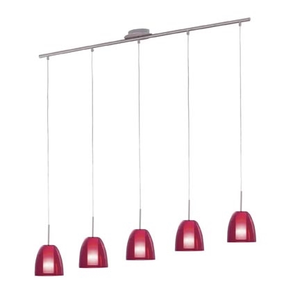 EGLO 87553 – Lampa wisząca SASSO 5xE14/40W