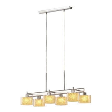 EGLO 87583 -Lampa wisząca DE LUX 6xG9/40W