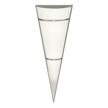 EGLO 87792 - Kinkiet PASCAL 1 1xE27/100W biały/ stal nierdzewna