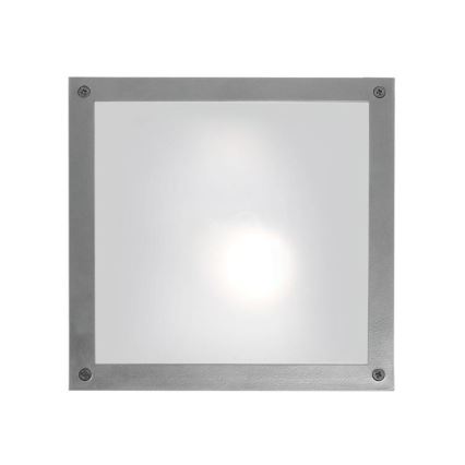 EGLO 88009 - Oprawy do wbudowania bocznego ZIMBA 1xE27/60W srebrny/biały