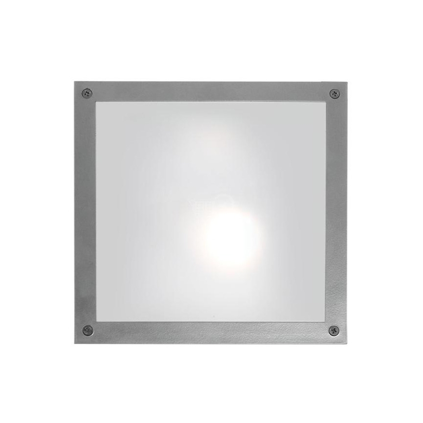 EGLO 88009 - Oprawy do wbudowania bocznego ZIMBA 1xE27/60W srebrny/biały