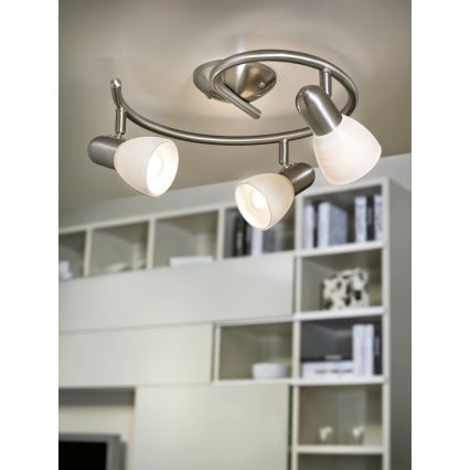 Eglo - Lampa sufitowa 3xE14/40W biały