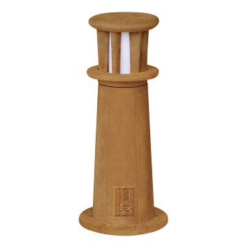 EGLO 88531 - Lampa zewnętrzna ODYSEO 1xE27/22W rdza / biały