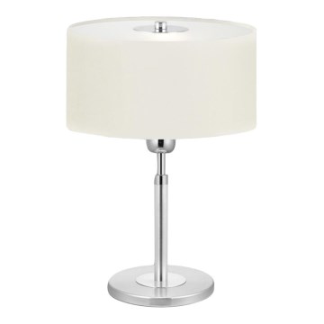 EGLO 88564 - Lampa stołowa HALVA 1 x E27/60W biały
