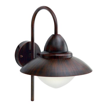 EGLO 88709 - Kinkiet zewnętrzny SIDNEY E27/60W antyczny brąz