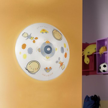 EGLO 88972 - Dziecięca lampa sufitowa JUNIOR 2  2xE27/60W kolorowa