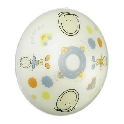 EGLO 88972 - Lampa sufitowa Plafon dziecięcy JUNIOR 2 2xE27/60W wielobarwna
