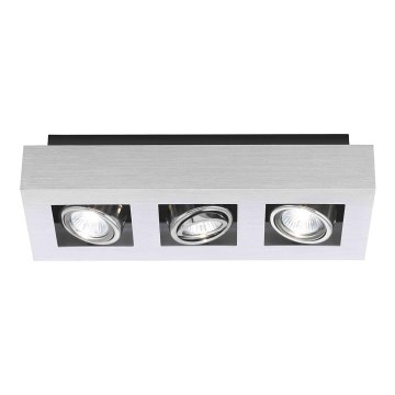 EGLO 89077 - Oświetlenie punktowe LOKE 3xGU10/35W/230V