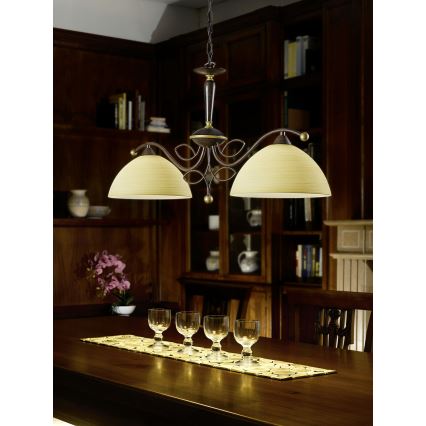 EGLO 89134 - Lampa wisząca BELUGA 2xE27/60W