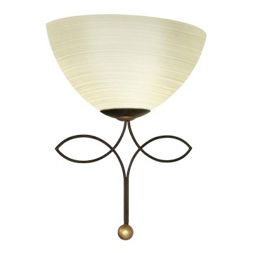 EGLO 89135 - Kinkiet BELUGA 1xE27/60W antyczny brąz