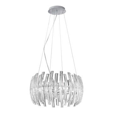 EGLO 89205 - Lampa wisząca nowoczesna DRIFTER 6xG9/40W kryształ