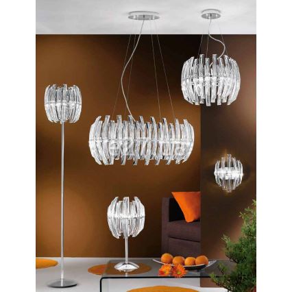 EGLO 89205 - Lampa wisząca nowoczesna DRIFTER 6xG9/40W kryształ