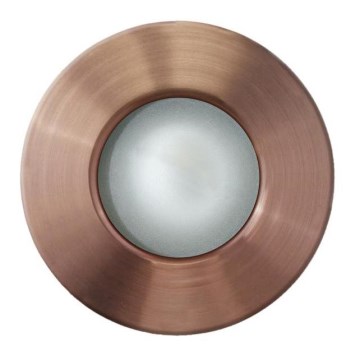 EGLO 89288 - Oczko halogenowe zewnętrzne MARGO 1xGU10/50W miedź