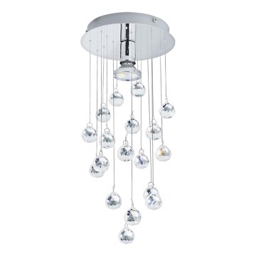 Eglo 89527 - Kryształowy plafon LUXY 1 1xGU10/50W/230V