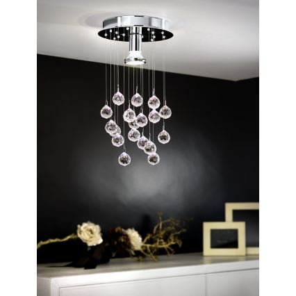 Eglo 89527 - Kryształowy plafon LUXY 1 1xGU10/50W/230V