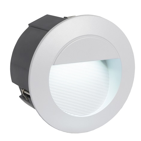 EGLO 89543 - Oprawy do wbudowania bocznego LED ZIMBA LED 1xLED/1,05W srebrny