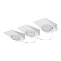 Eglo 89608 - Zestaw 3x oprawa punktowa KOB 3xGX53/7W/230V