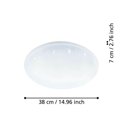 Eglo - LED Ściemniany plafon LED/19,2W/230V 2700-6500K ZigBee