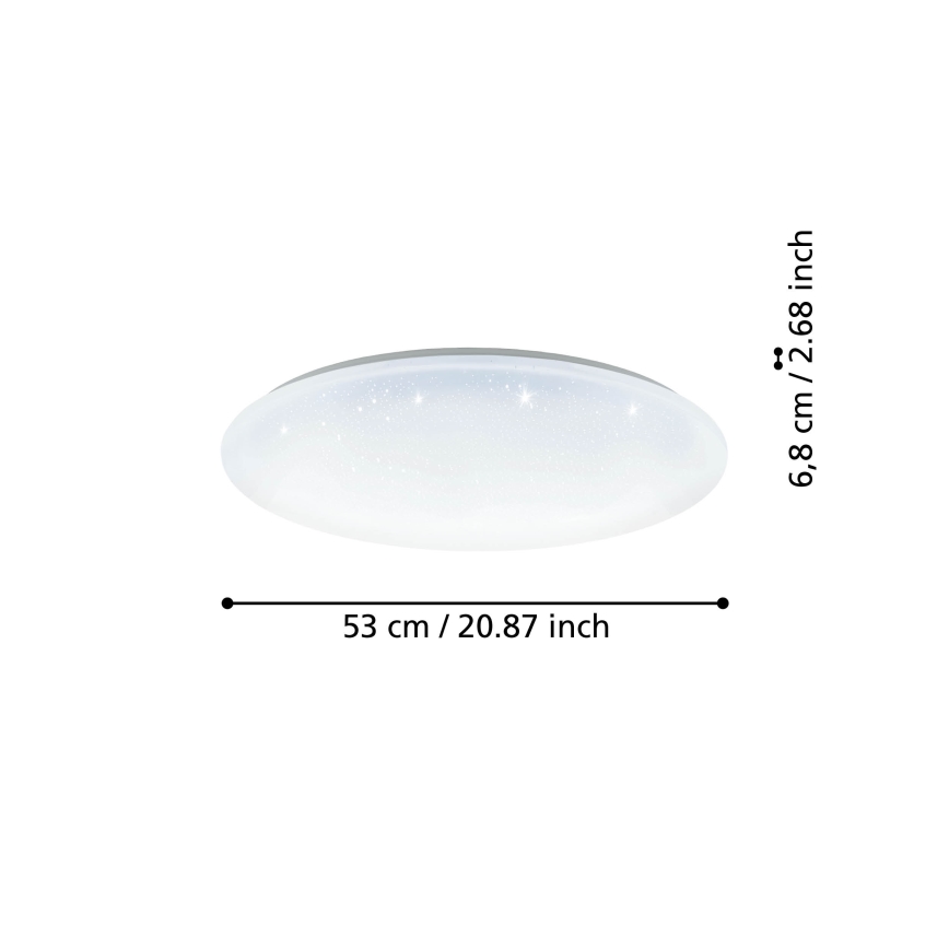 Eglo - LED Ściemniany plafona LED/44,8W/230V 2700-6500K ZigBee
