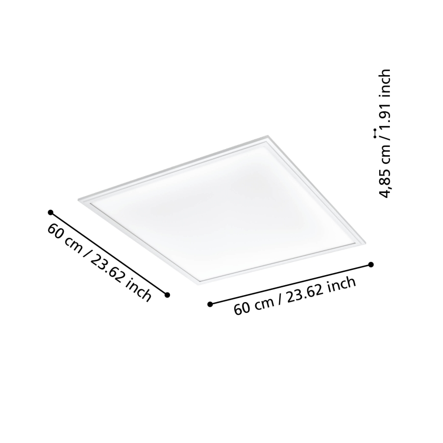 Eglo - LED Ściemniany plafon LED/33W/230V biały ZigBee