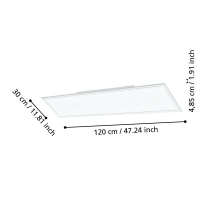 Eglo - LED regulowane oświetlenie sufitowe LED/33,5W/230V białe ZigBee