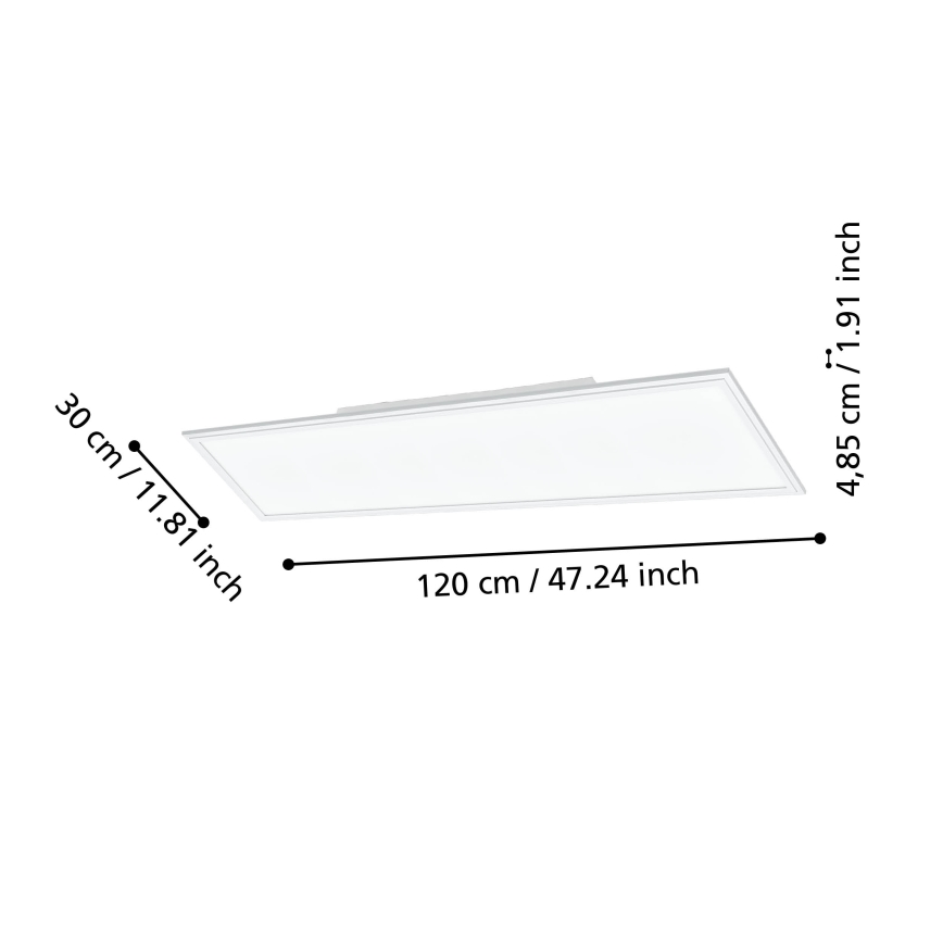 Eglo - LED Ściemniany plafon LED/33,5W/230V biały ZigBee