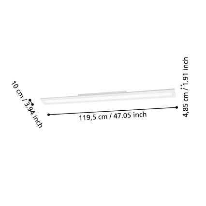 Eglo - LED Ściemniany plafon LED/33,5W/230V biały ZigBee