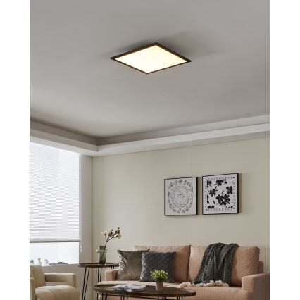 Eglo - LED Ściemniany plafon LED/21,5W/230V czarny ZigBee