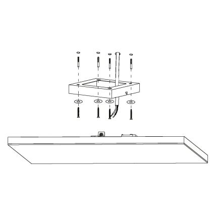 Eglo - LED RGBW ściemnialny plafon LED/32,4W/230V ZigBee