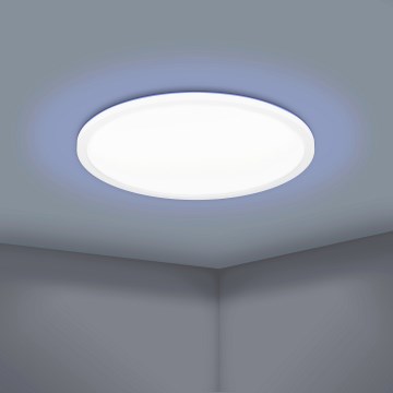 Eglo 900086 - LED RGBW Ściemnialny plafon ROVITO-Z LED/14,6W/230V 2700-6500K śr. 29,5 cm biały