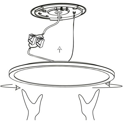 Eglo - LED RGBW Ściemniany plafon LED/14,6W/230V czarny ZigBee