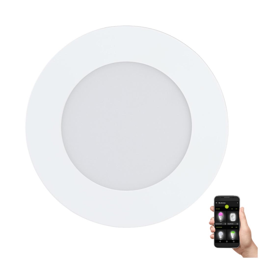 Eglo 900101 - LED Ściemniana wpuszczana lampa łazienkowa FUEVA-Z  LED/5,4W/230V IP44 ZigBee