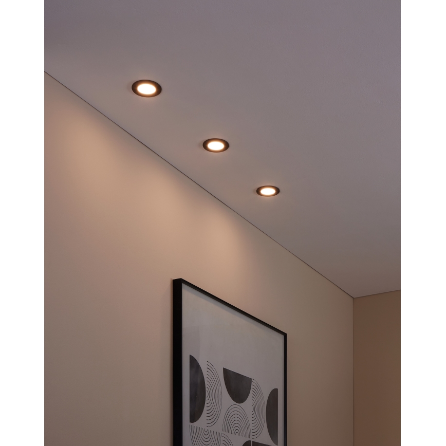 Eglo - ET 3x LED Ściemniana lampa łazienkowa FUEVA-Z  LED/2,8W/230V IP44