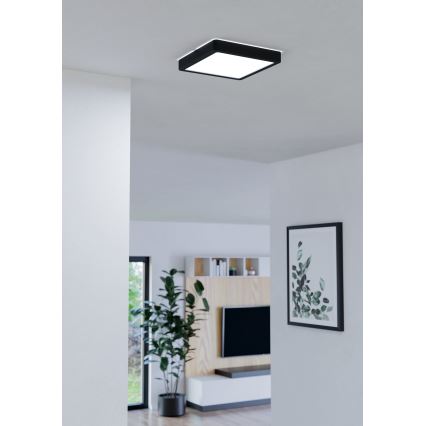 Eglo - Ściemnialna lampa sufitowa LED do łazienki, 16,5W/230V, IP44, ZigBee, 21x21 cm