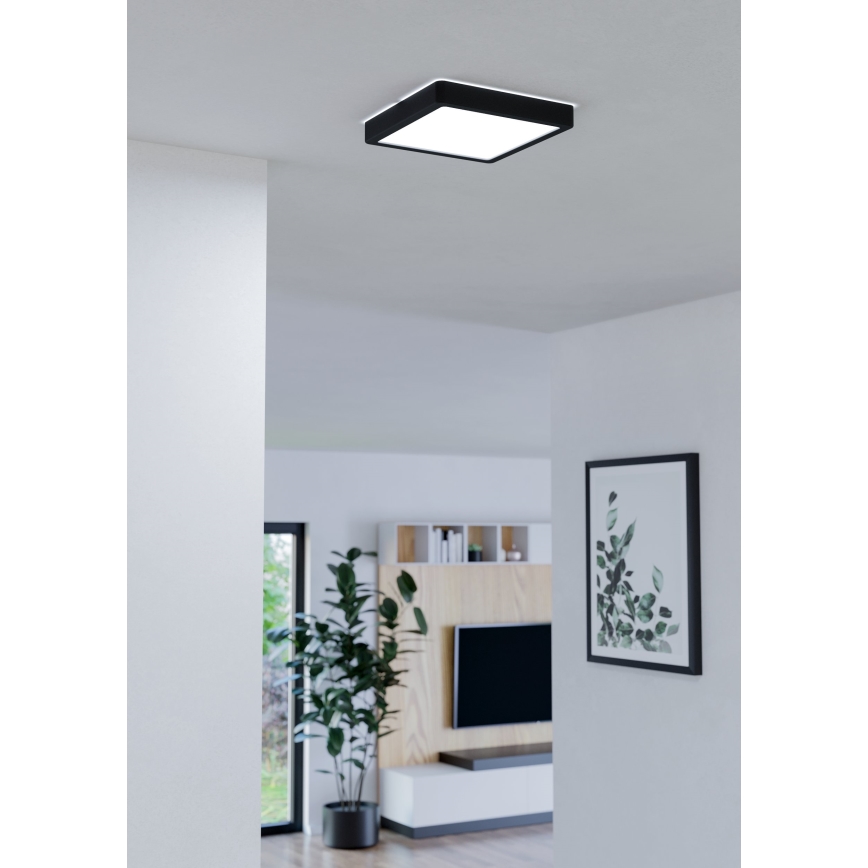 Eglo - Ściemnialna lampa sufitowa LED do łazienki, 16,5W/230V, IP44, ZigBee, 21x21 cm