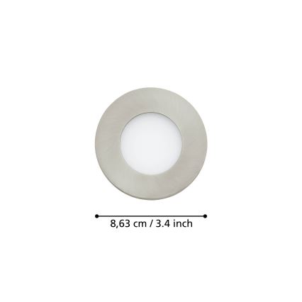 Eglo - ET 3x LED Ściemniana lampa łazienkowa FUEVA-Z  LED/2,8W/230V IP44