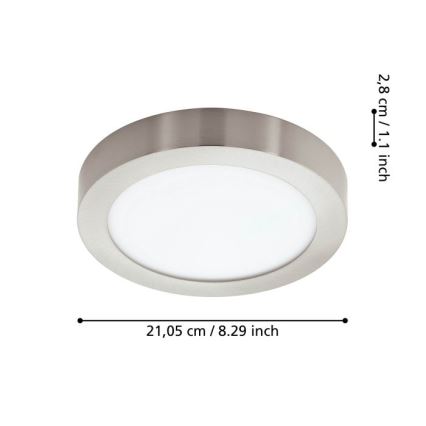 Eglo - LED Ściemniana lampa łazienkowa LED/16,5W/230V IP44 ZigBee