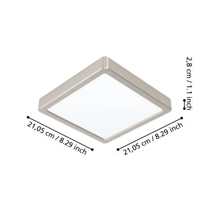 Eglo - LED Ściemniana lampa łazienkowa LED/16,5W/230V IP44 ZigBee