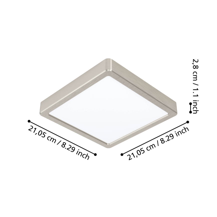 Eglo - LED Ściemniana lampa łazienkowa LED/16,5W/230V IP44 ZigBee