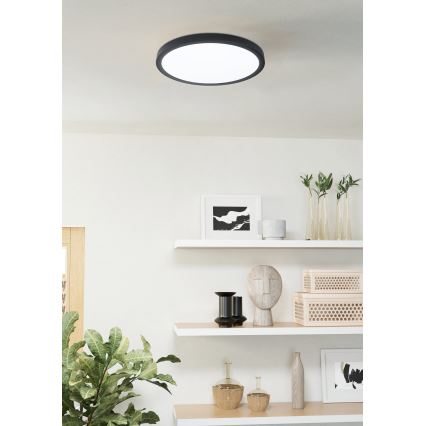 Eglo - LED Ściemnialne oświetlenie łazienkowe LED/19,5W/230V 2700-6500K IP44 black