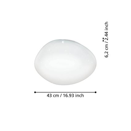 Eglo - LED RGBW Ściemniany plafon LED/21,6W/230V ZigBee