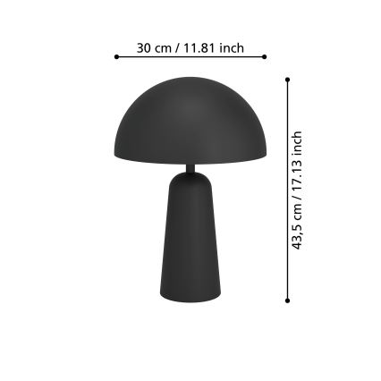 Eglo - Lampa stołowa 1xE27/40W/230V