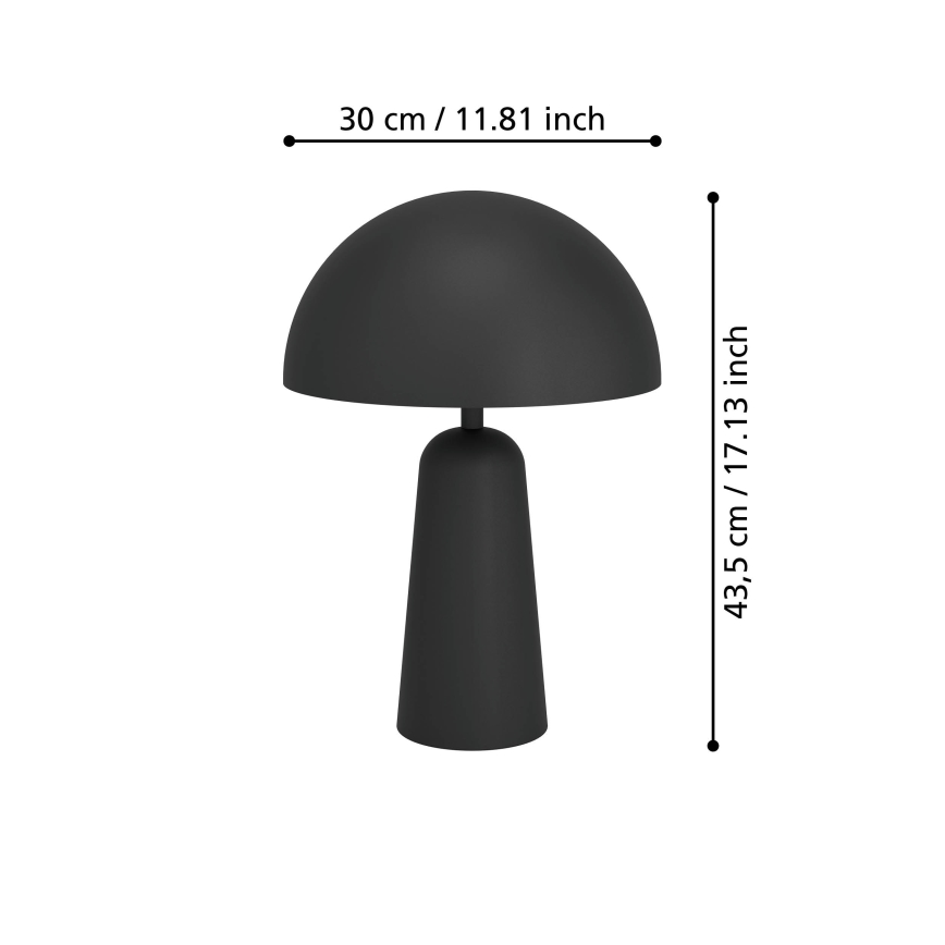 Eglo - Lampa stołowa 1xE27/40W/230V