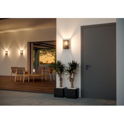 Eglo - Zewnętrzna lampa ścienna 1xE27/60W/230V IP44