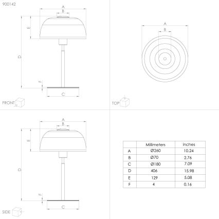 Eglo - Lampa stołowa 1xE27/40W/230V czarne/biały